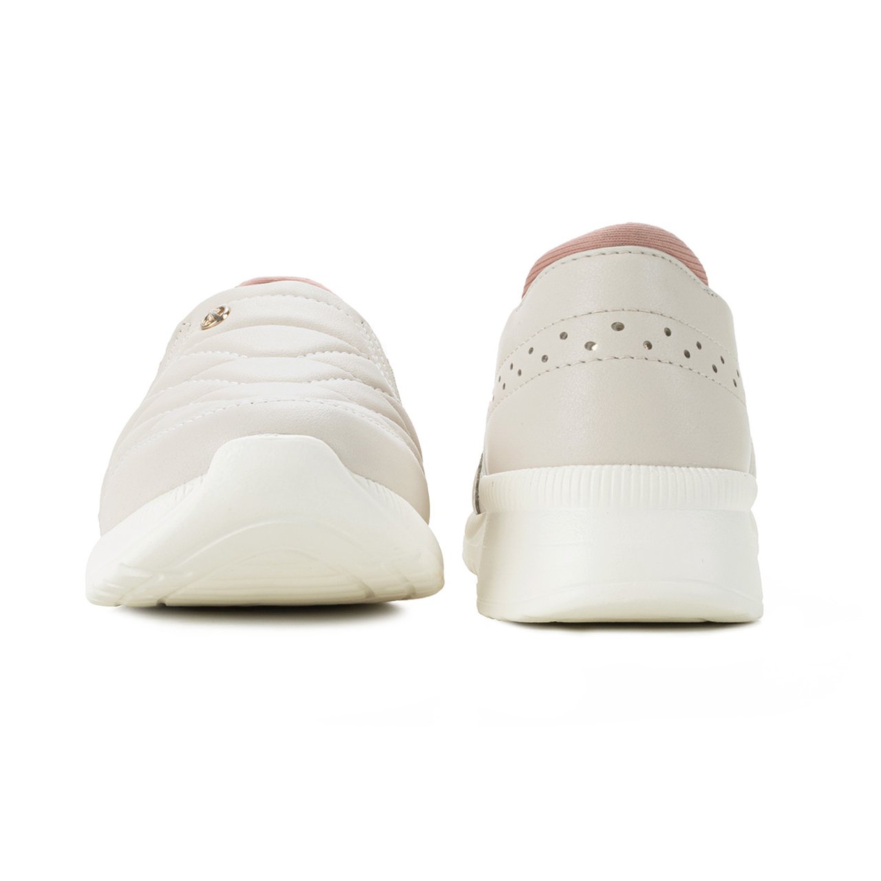 Tênis Kolosh Slip On Casual Feminino Branco 5