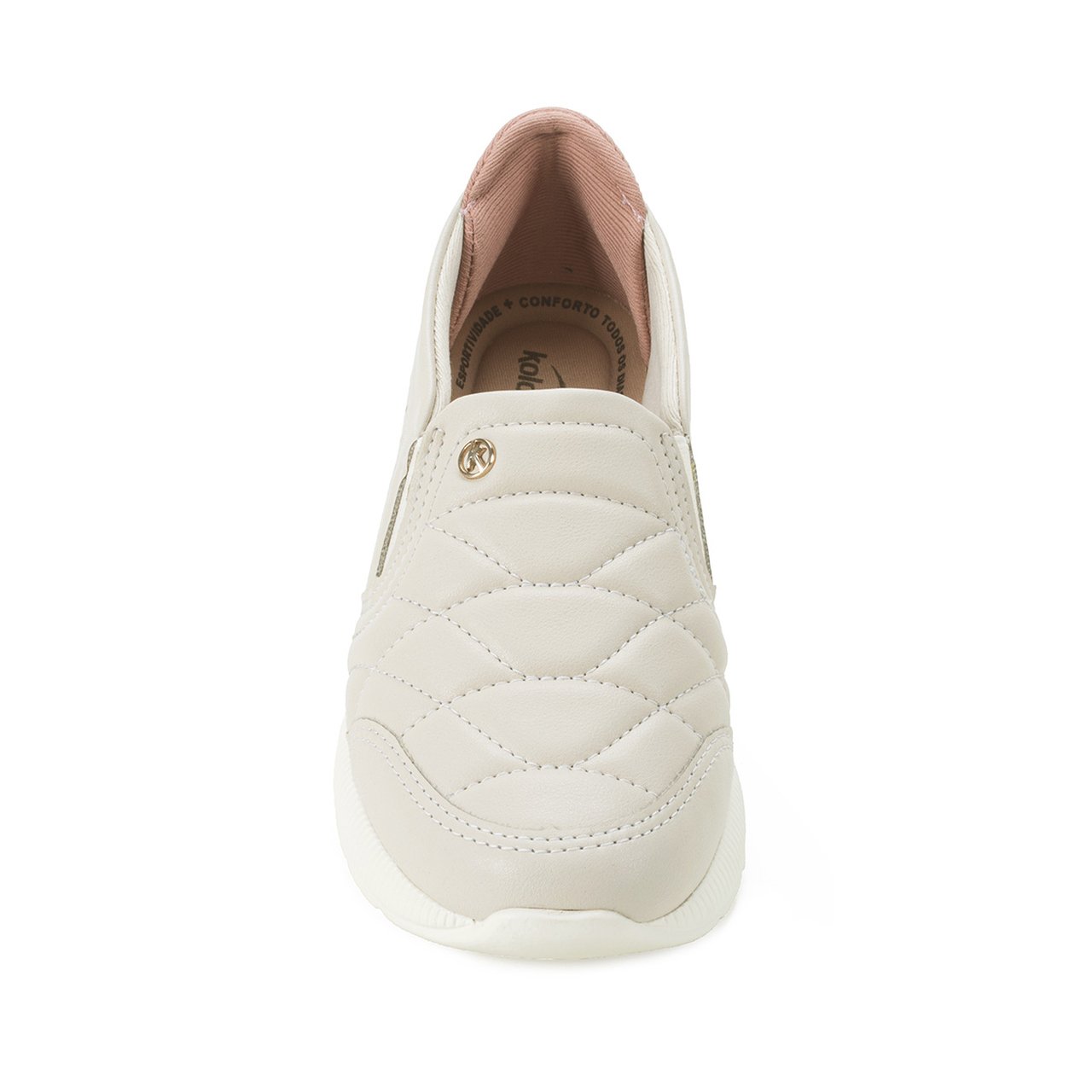 Tênis Kolosh Slip On Casual Feminino Branco 7