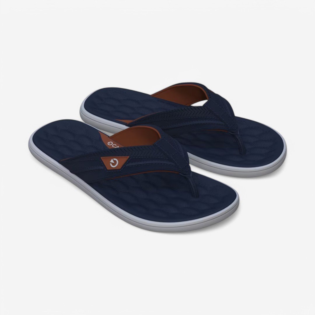 Chinelo Cartago Malta VI Masculino Cinza/Azul 1
