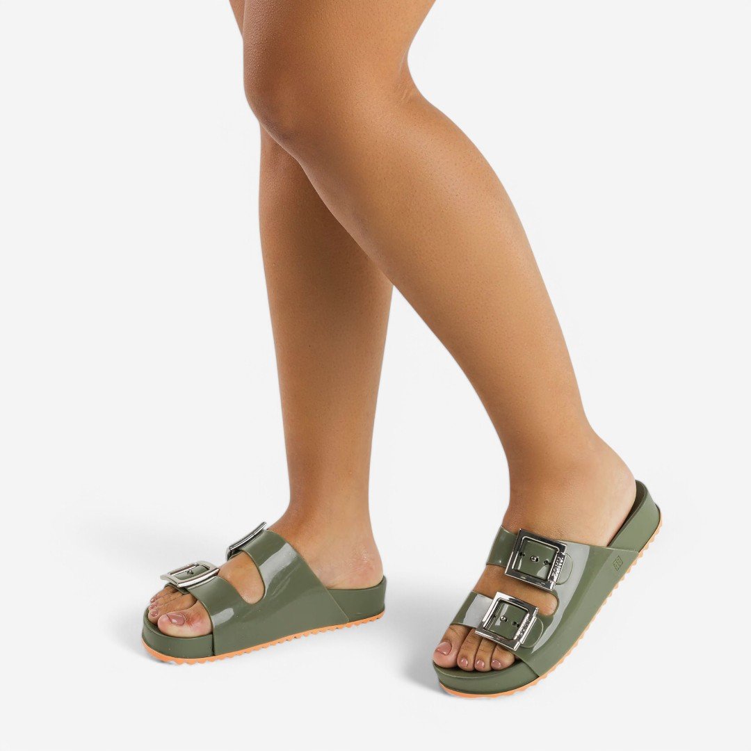 Chinelo Zaxy Partner III Feminino Verde 3