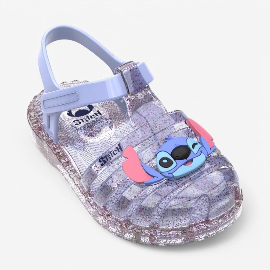 Cor Vidro Glitter/Azul Claro