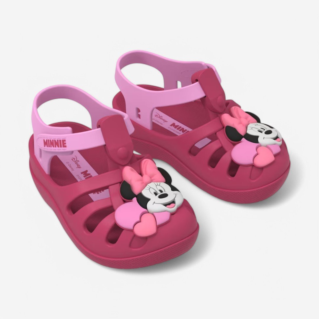 Sandália de Bebê Disney Magic Grendene Kids Rosa 2