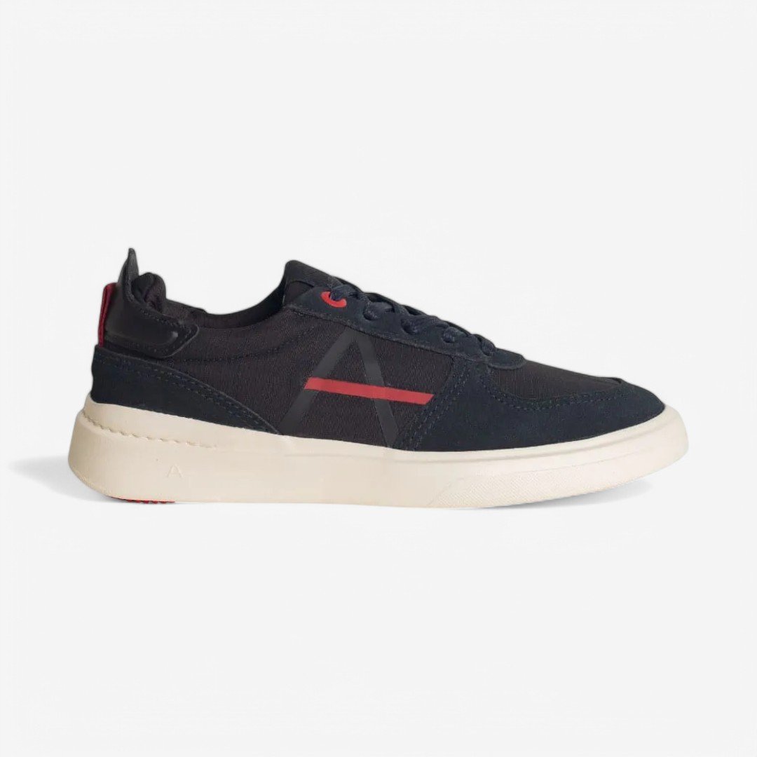 Tênis Casual Aramis Journey Icon Square Masculino Preto/Vermelho 4