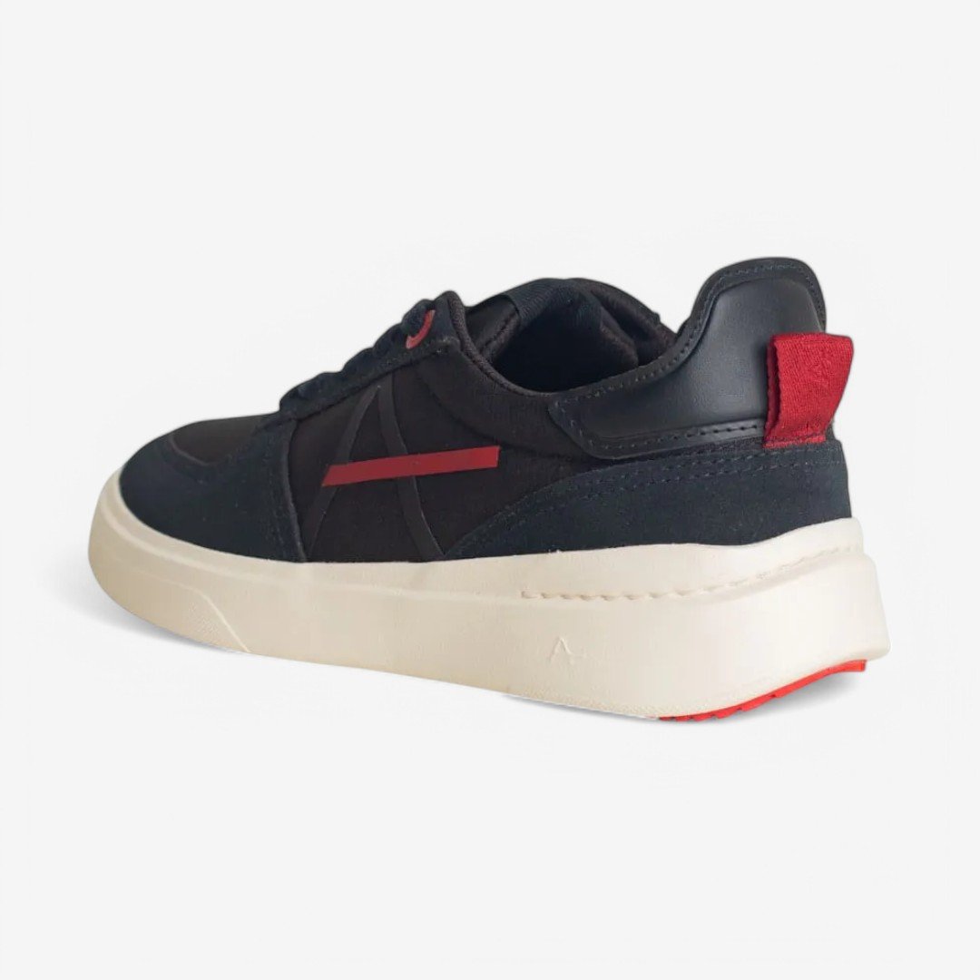 Tênis Casual Aramis Journey Icon Square Masculino Preto/Vermelho 5