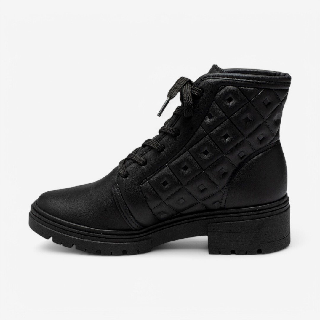 Bota Coturno Dakota Feminina Preto 4