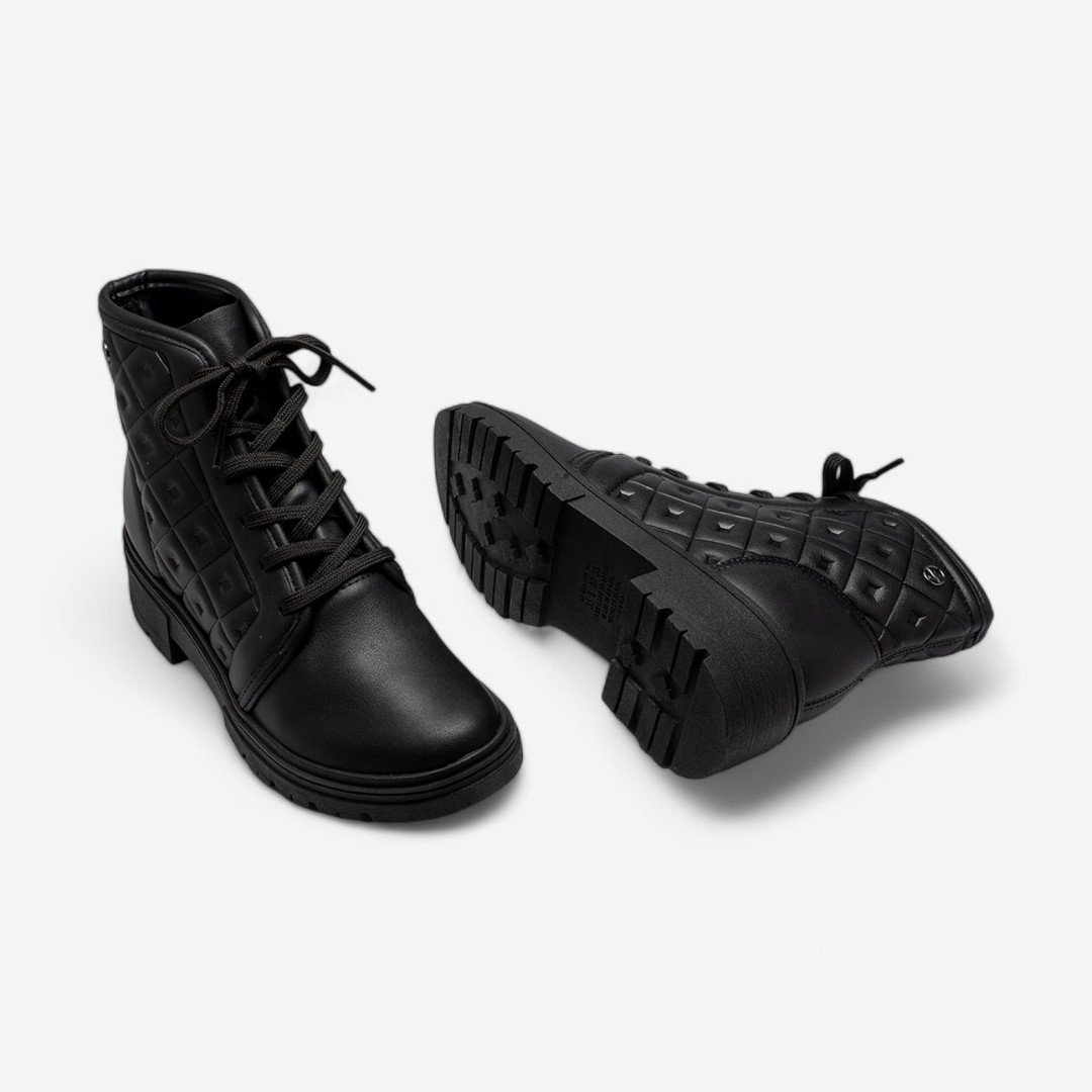 Bota Coturno Dakota Feminina Preto 6