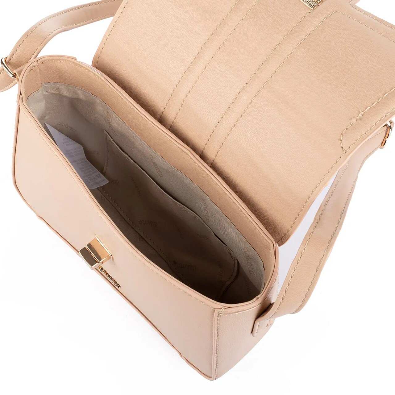 Bolsa Dakota Transversal Feminina Bege 3