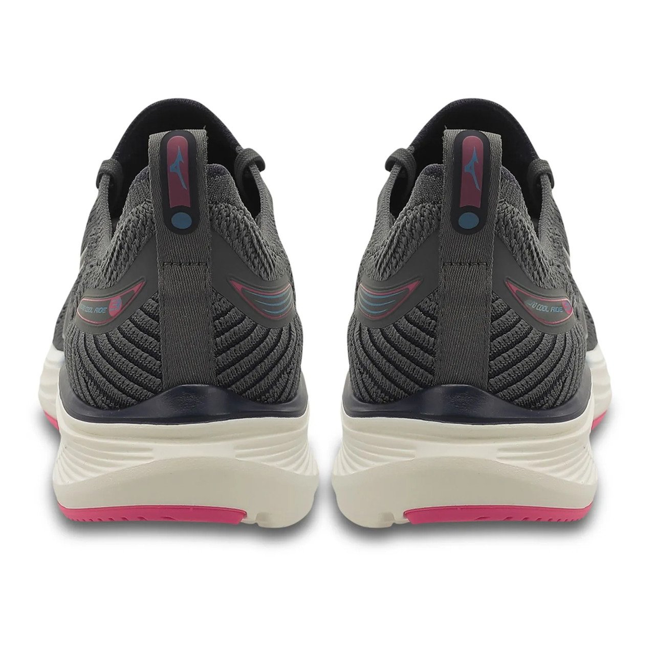 Tênis de Corrida Feminino Mizuno Cool Ride 3 Chumbo/Pink 4