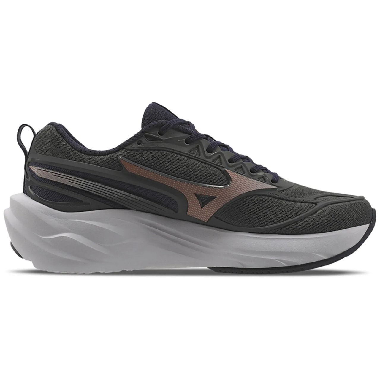 Tênis de Corrida Feminino Mizuno Space 5 Chumbo/Marinho 2