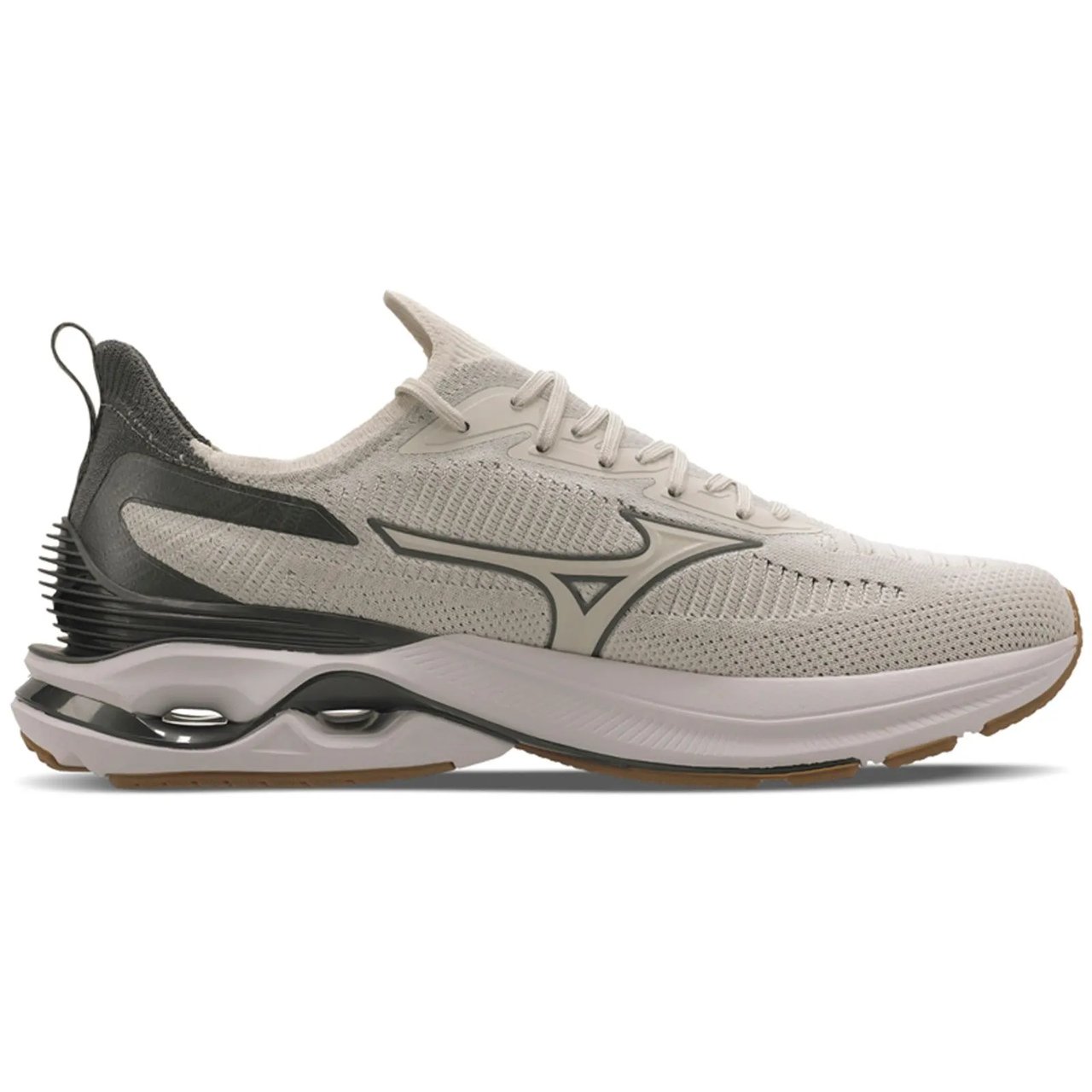 Tênis de Corrida Masculino Mizuno Wave Mirai 7 Bege 2