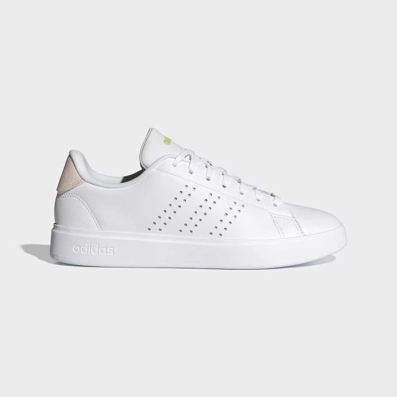 Tênis Adidas Advantage 2.0 Branco/Rosa 1