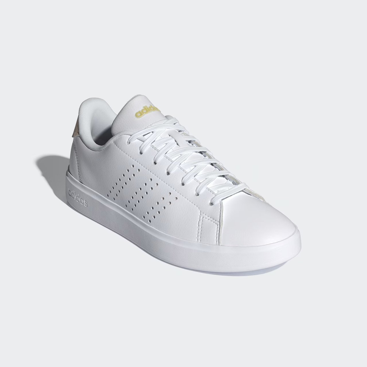 Tênis Adidas Advantage 2.0 Branco/Rosa 2