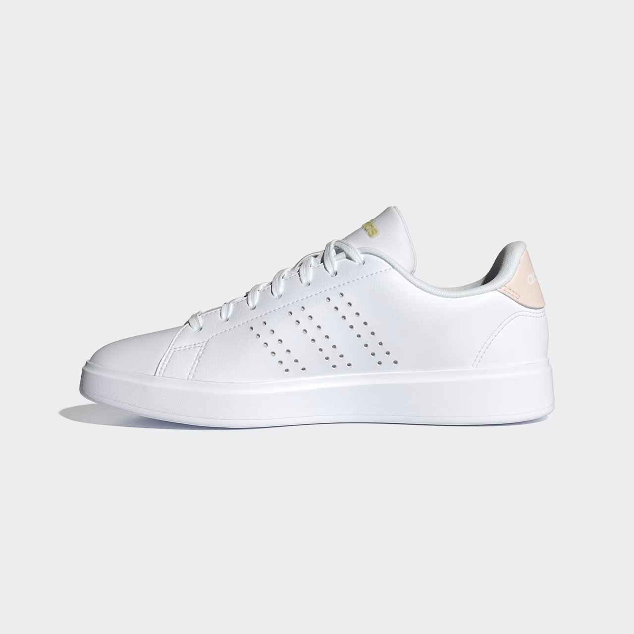 Tênis Adidas Advantage 2.0 Branco/Rosa 3