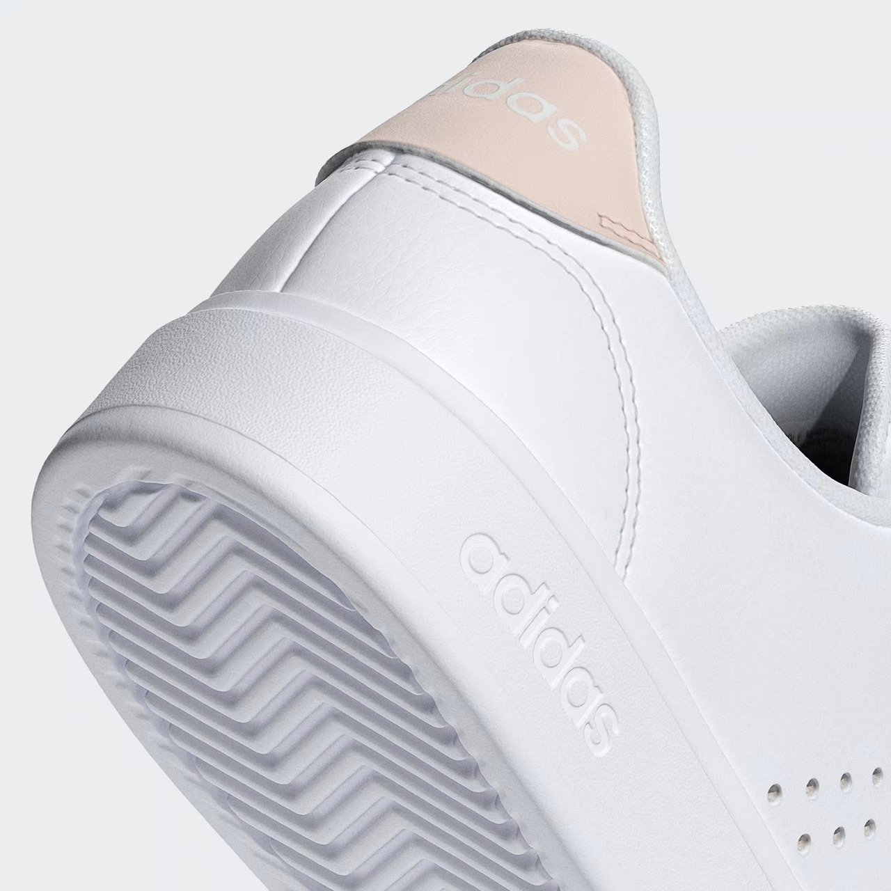 Tênis Adidas Advantage 2.0 Branco/Rosa 7