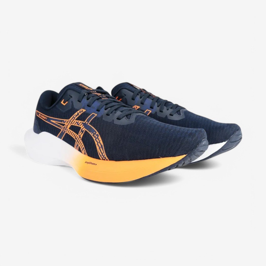 Tênis Asics Gel-Shogun 7 Masculino Marinho/Laranja 2