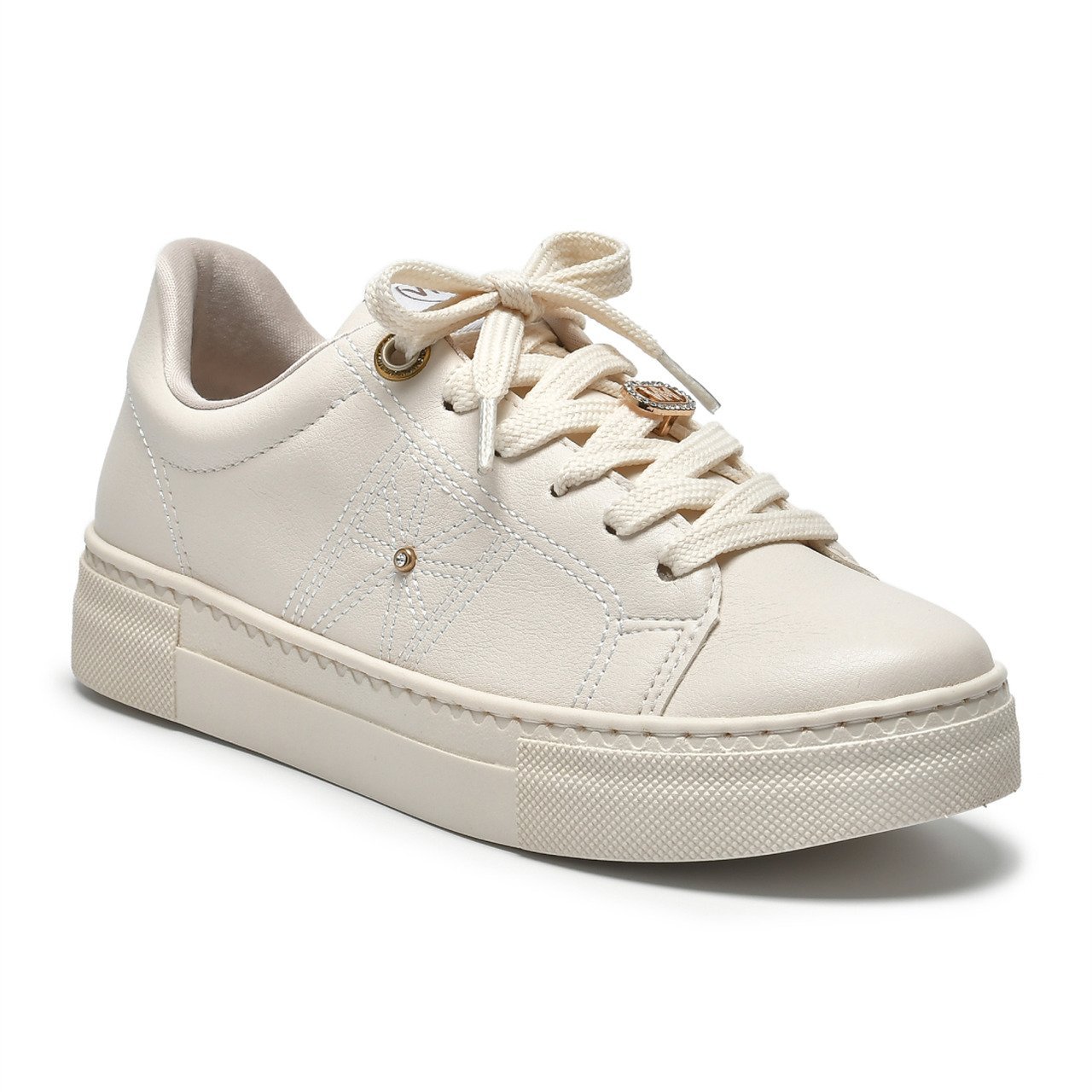 Tênis Via Marte Casual Feminino Marfim