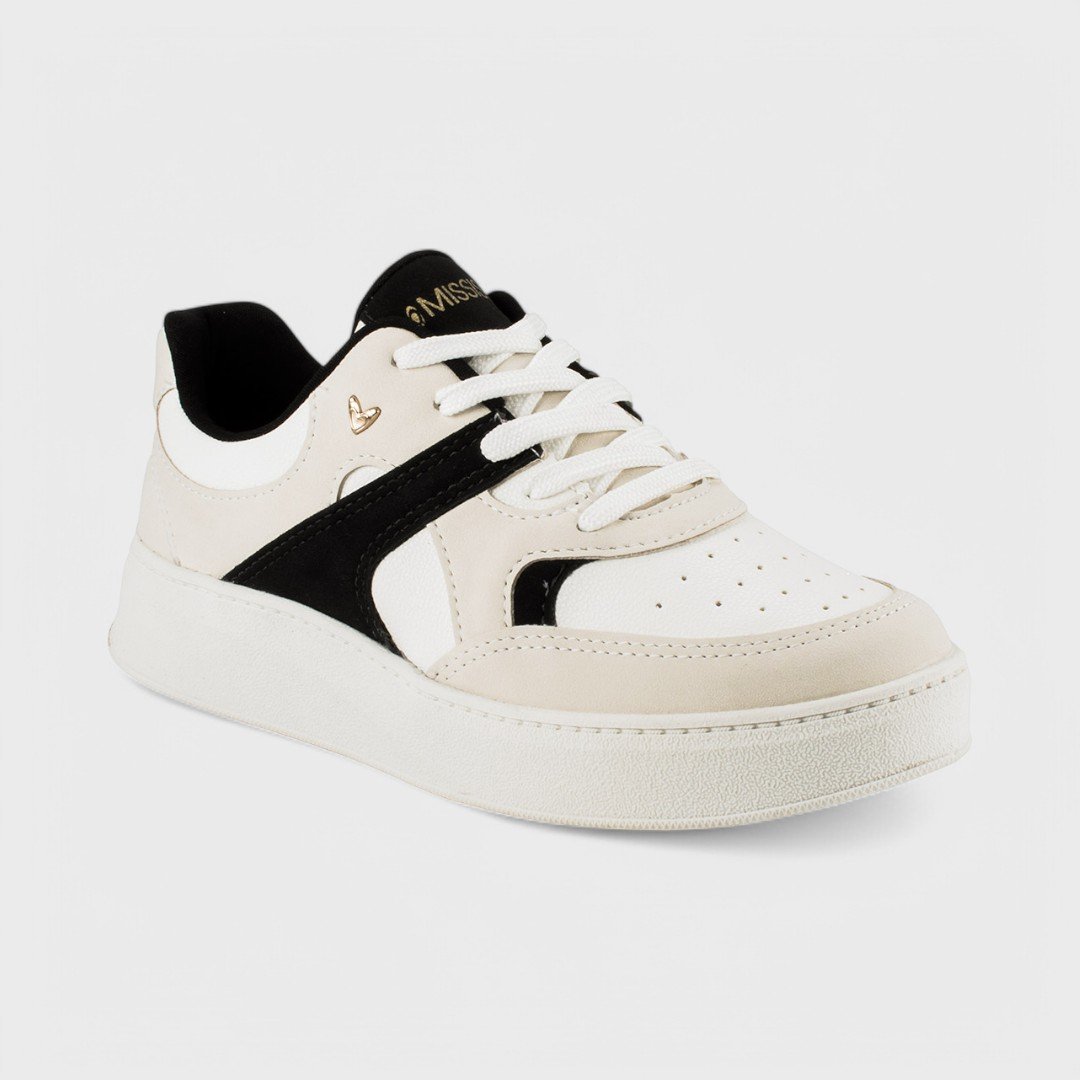 Tênis Mississipi Casual Feminino Branco/Gelo/Preto 8