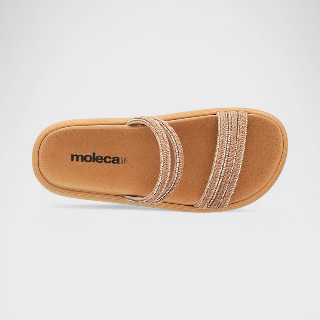 Papete Moleca Feminina Ouro Rosado/Nude 6