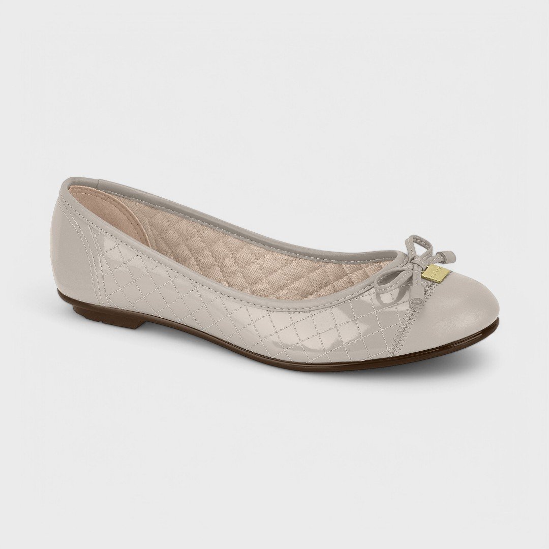Sapatilha Moleca Feminina 5027.1407 Cinza 2