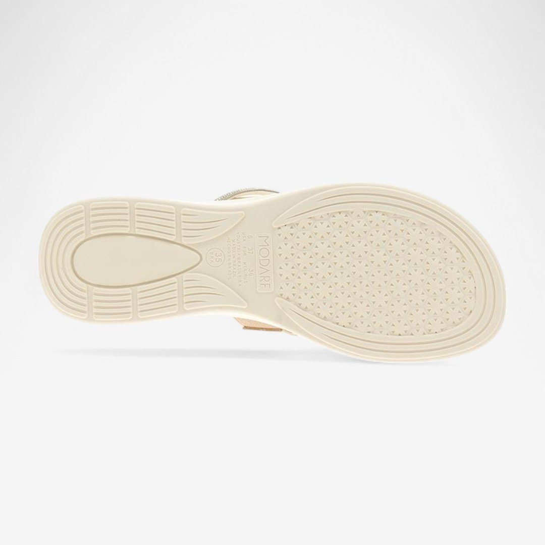 Tamanco Modare Feminino Dourado/Verde/Cristal 8