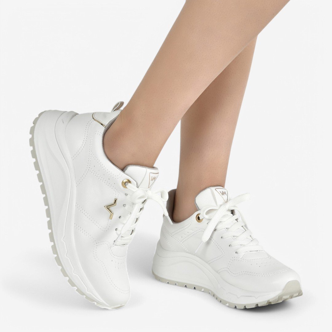 Tênis Via Marte Casual Feminino Branco 2
