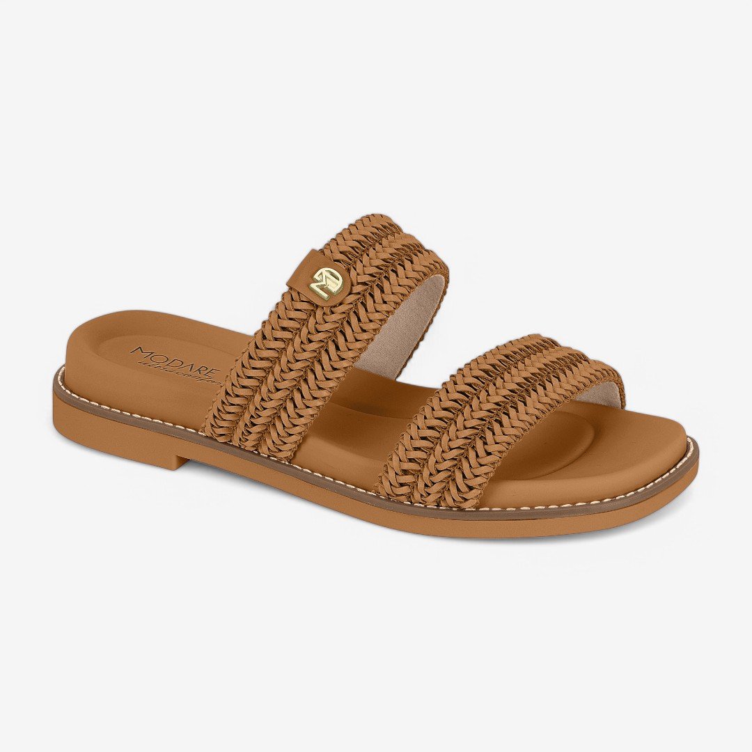 Tamanco Modare Feminino Camel 2