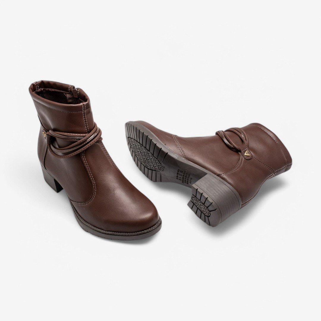 Bota Mississipi Cano Curto Feminino Marrom 3