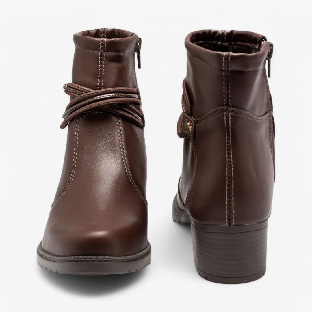 Bota Mississipi Cano Curto Feminino Marrom 4