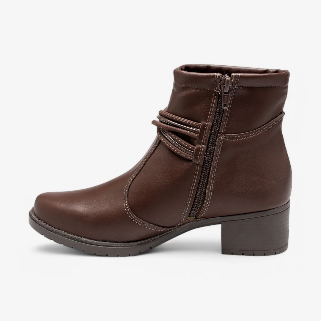 Bota Mississipi Cano Curto Feminino Marrom 5