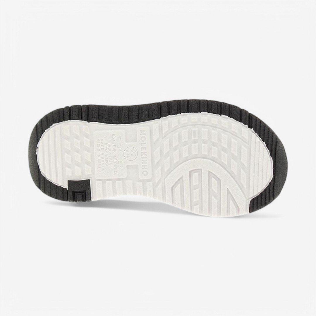Tênis Molekinho Masculino Infantil Areia/Branco 6