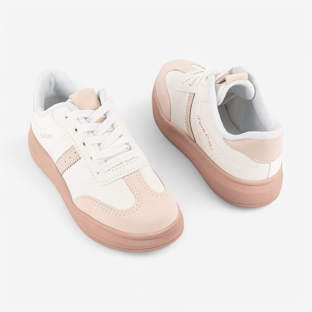 Tênis Pink Cats Feminino Infantil Pele 2