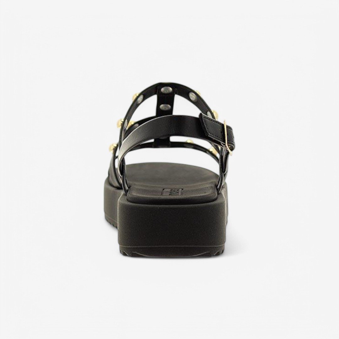 Sandália Moleca Flatform Feminina Preto 5