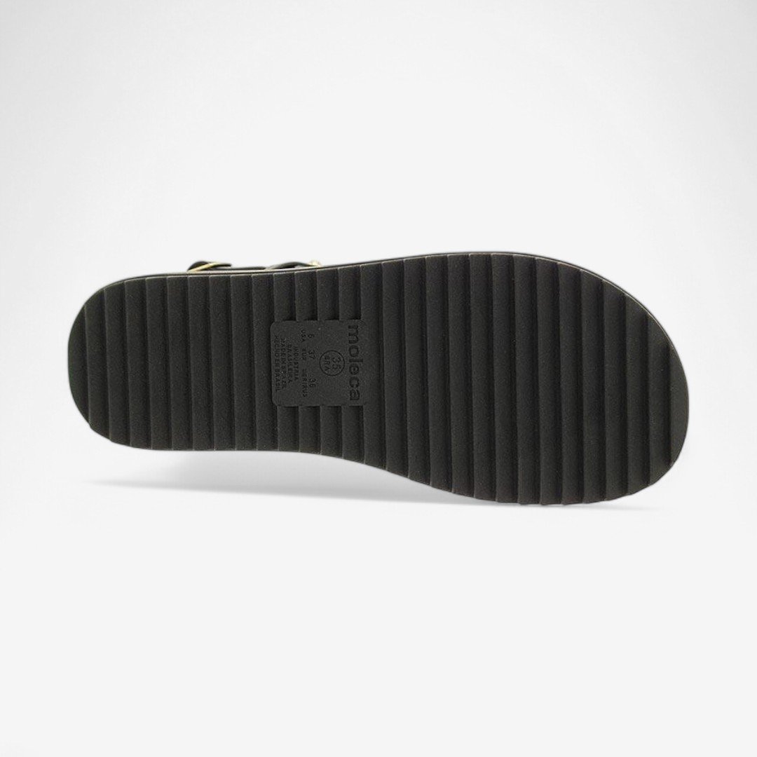 Sandália Moleca Flatform Feminina Preto 7