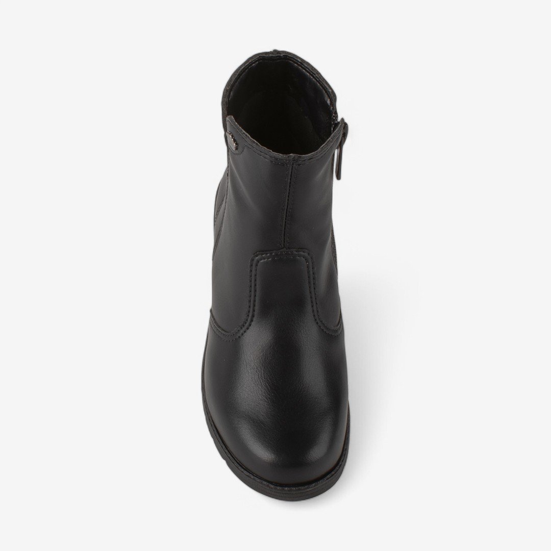 Bota Pink Cats Cano Curto Feminina Infantil Preto 3