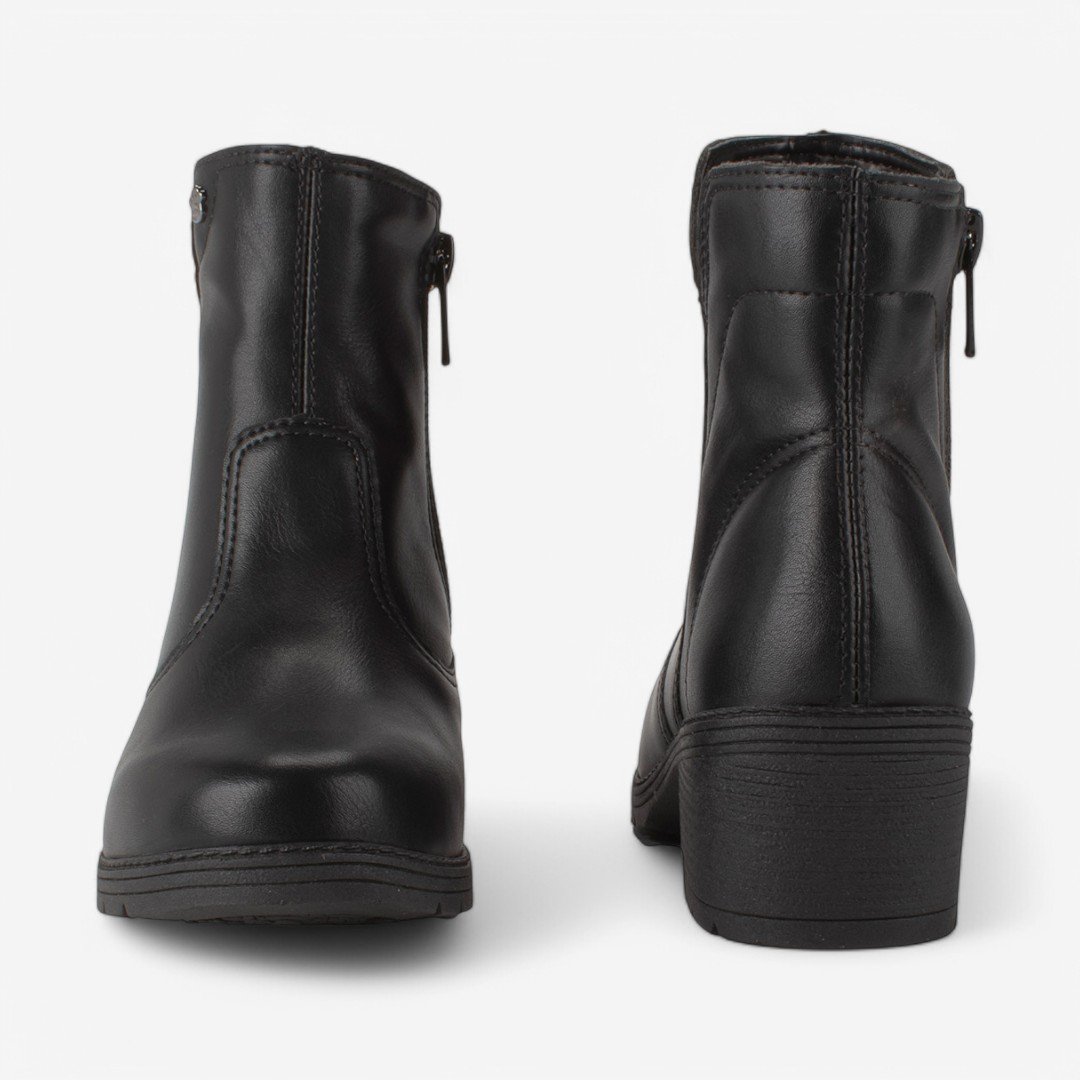 Bota Pink Cats Cano Curto Feminina Infantil Preto 4