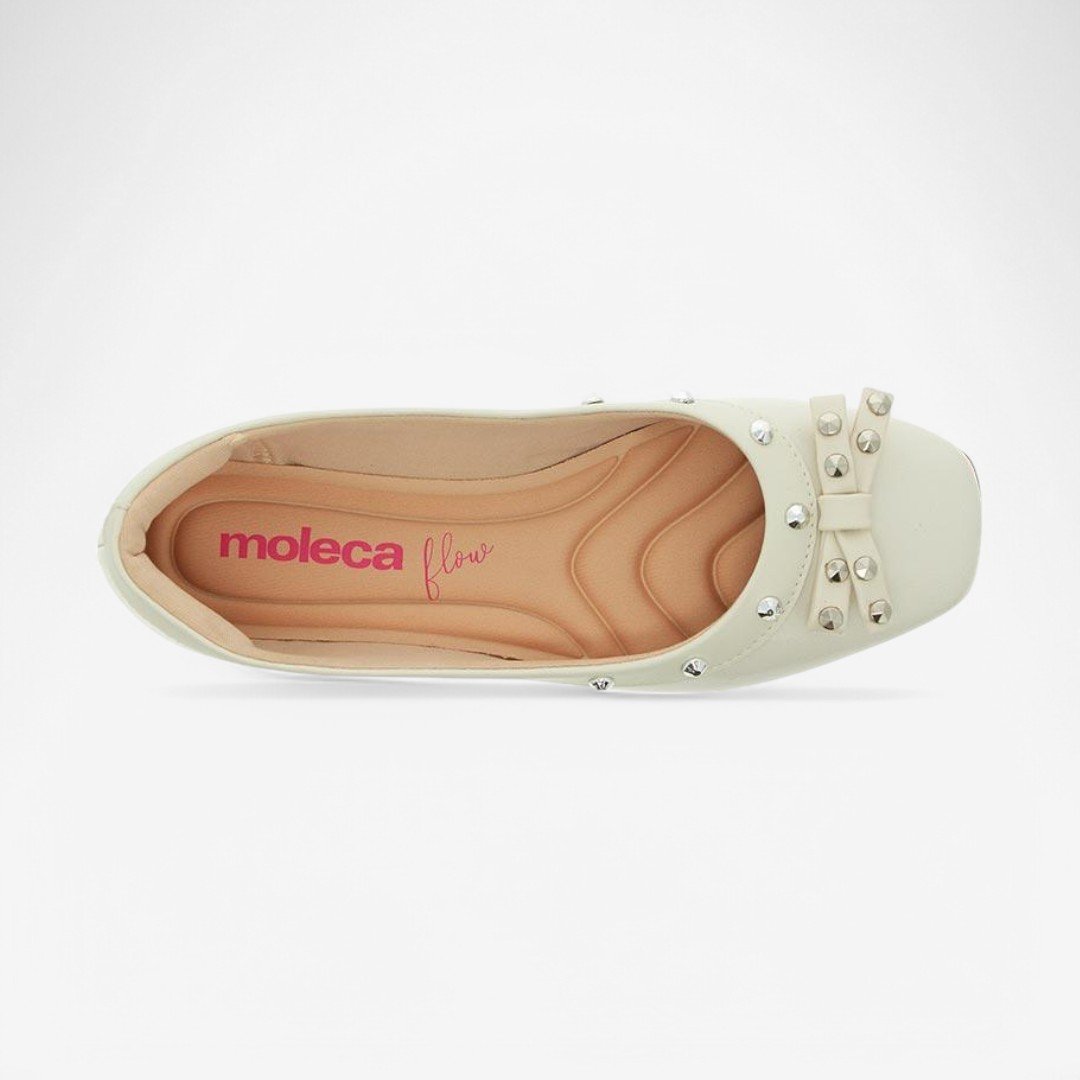 Sapatilha Moleca Feminina Branco Off 6