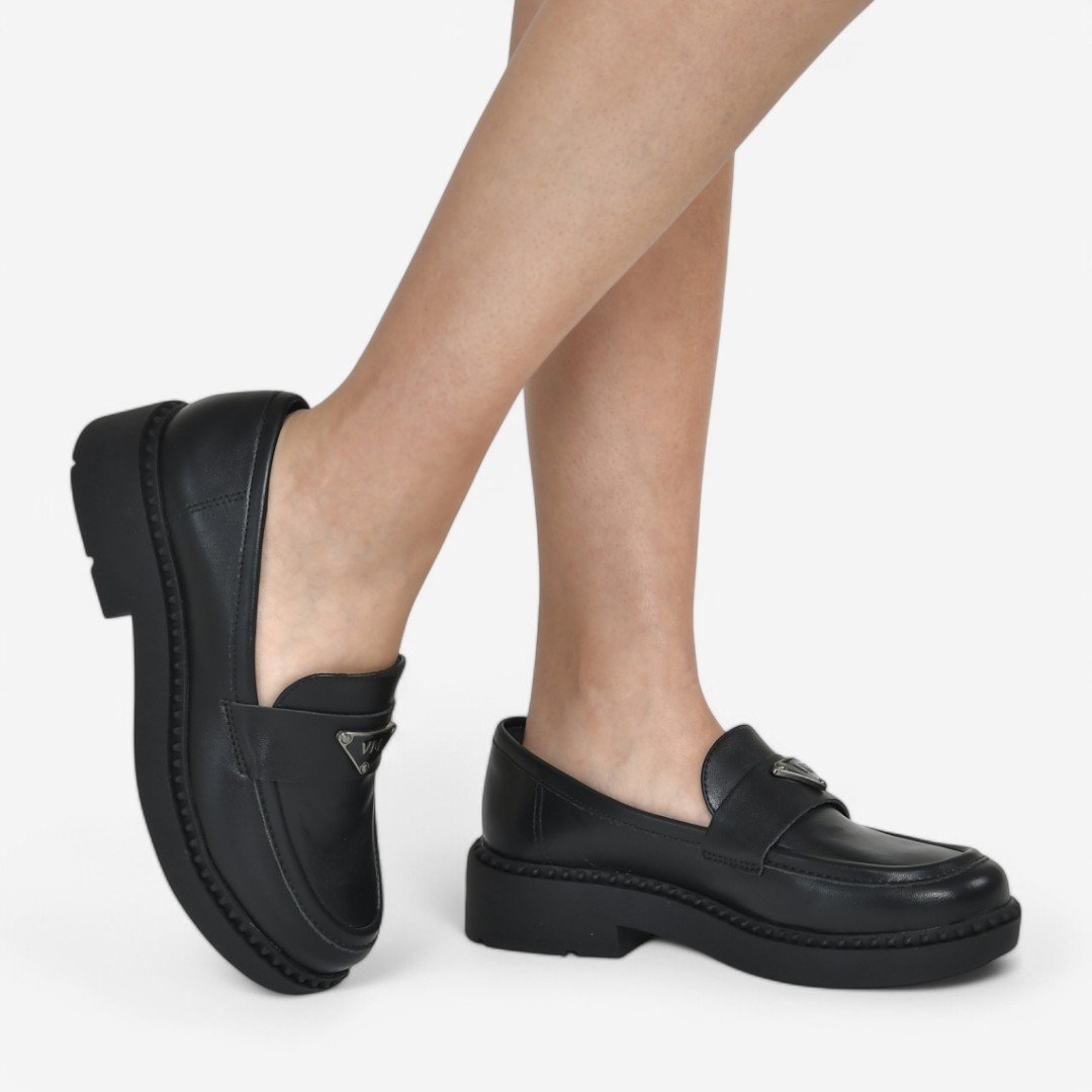 Sapato Loafer Via Marte Feminino Preto 2