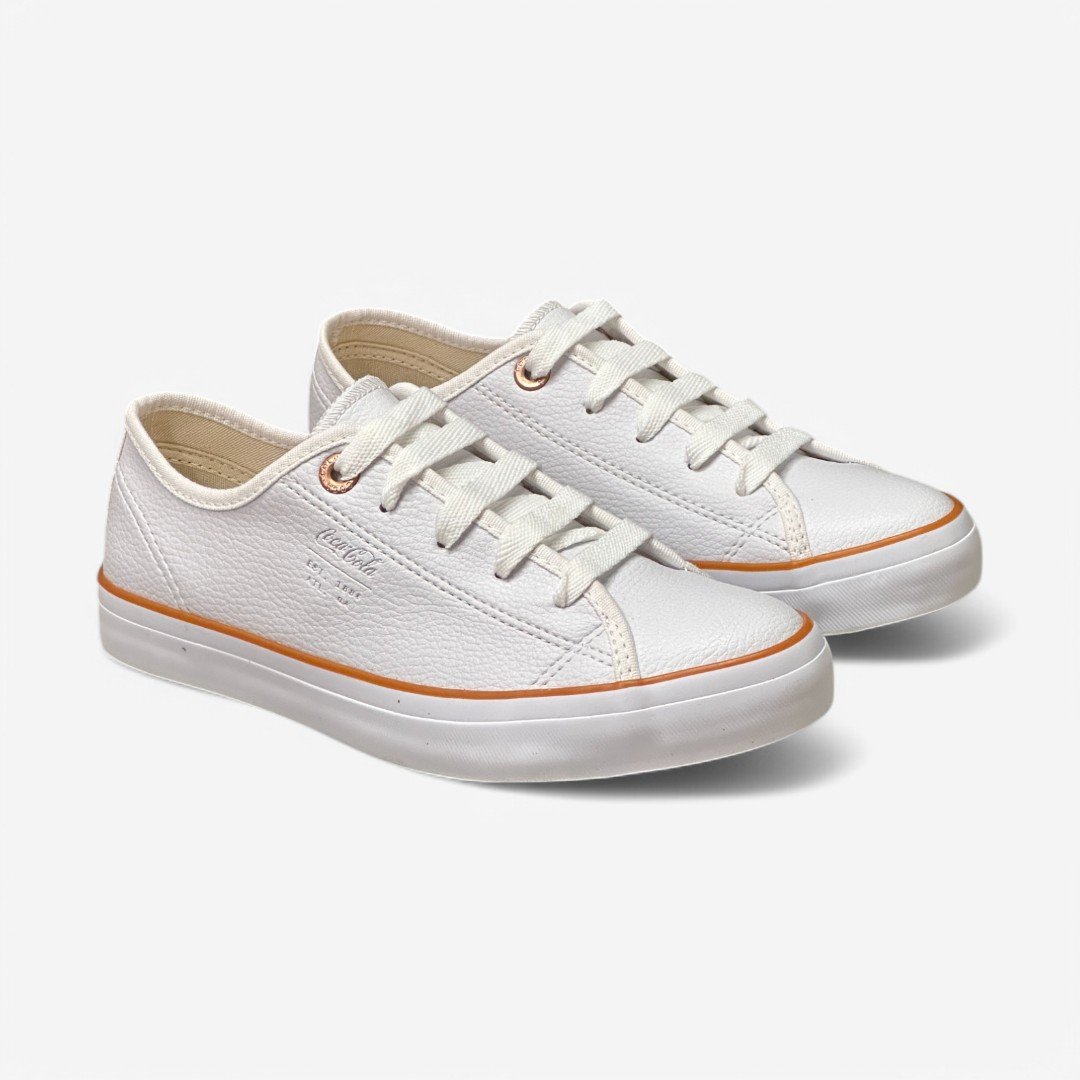 Tênis Coca Cola Casual Feminino CC2336 Branco 2