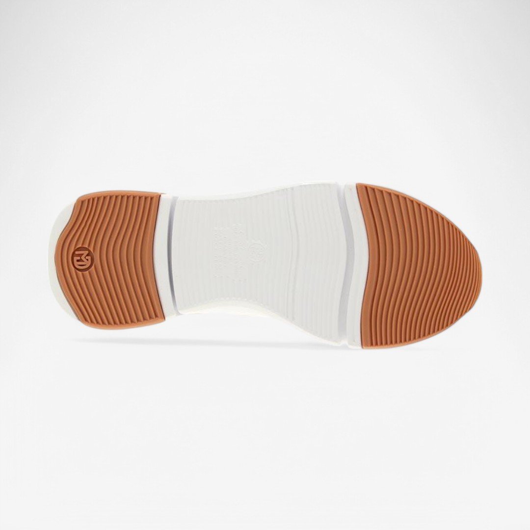 Tênis Modare Casual Feminino Branco/Dourado 6