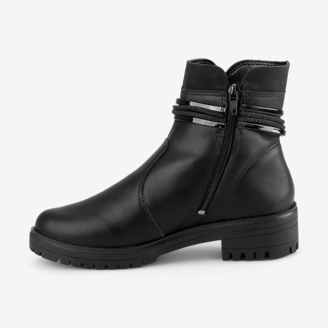 Bota Mississipi Cano Curto Feminina Preto 4