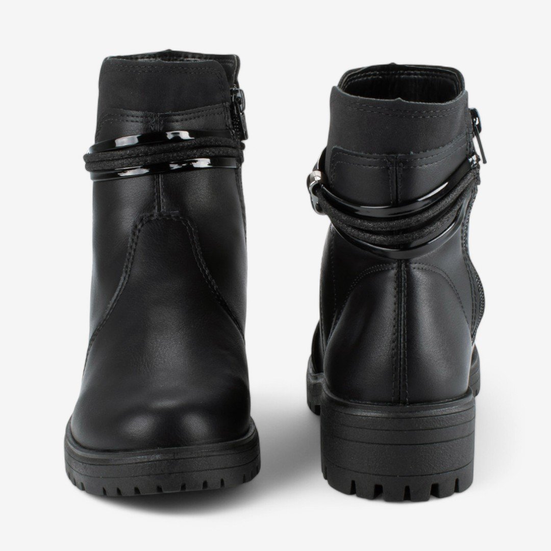 Bota Mississipi Cano Curto Feminina Preto 6