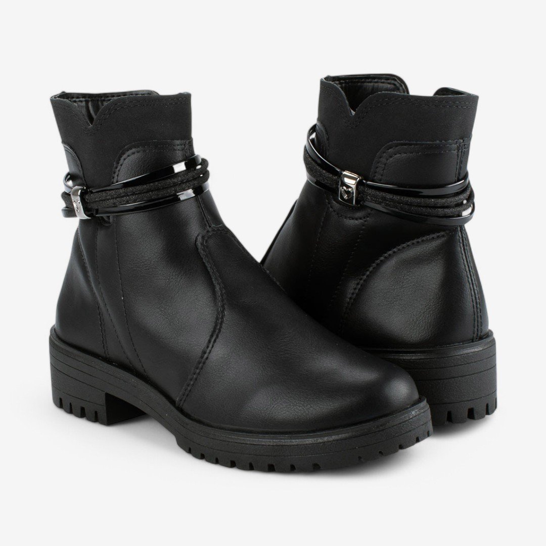 Bota Mississipi Cano Curto Feminina Preto 8
