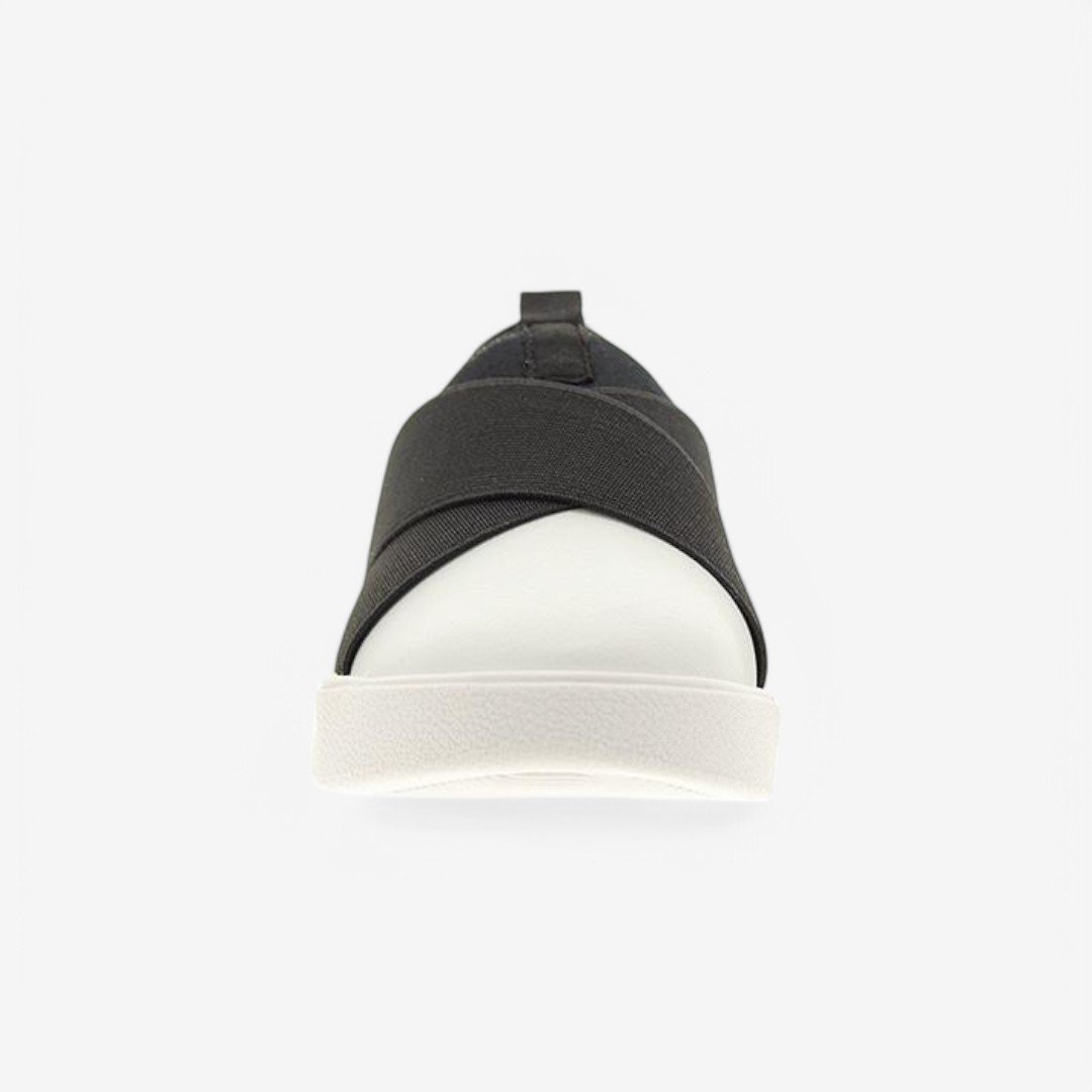 Tênis Slip On Molekinha Feminino Infantil Preto/Branco 3