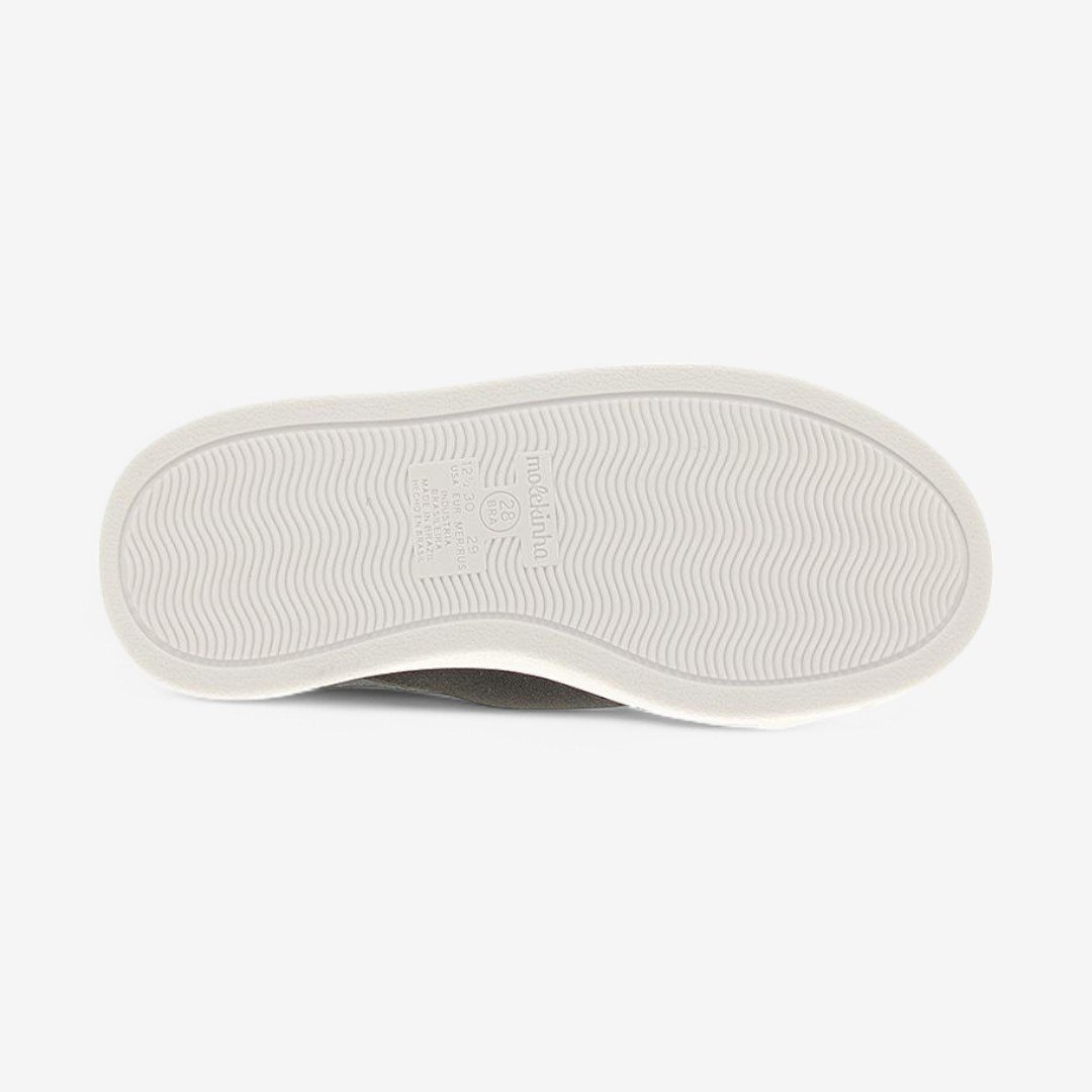 Tênis Slip On Molekinha Feminino Infantil Preto/Branco 6