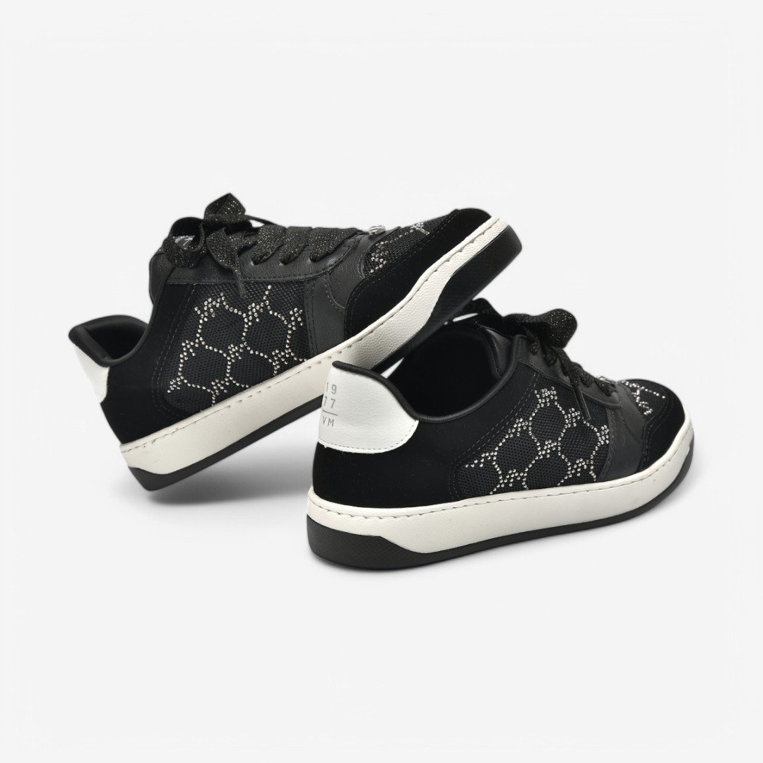 Tênis Via Marte Casual Feminino 220-001-02 Preto/Milk 4