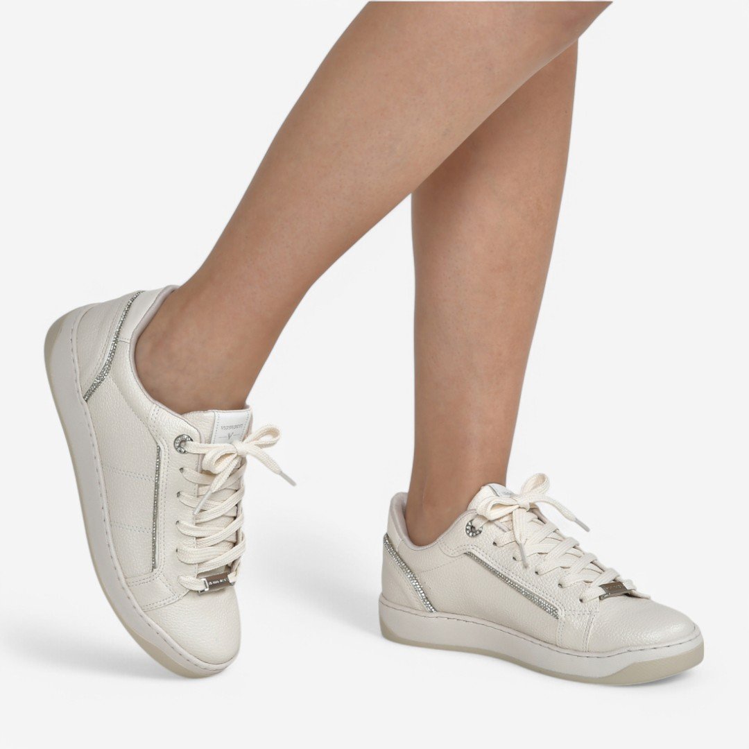 Tênis Via Marte Casual Feminino 220-006-04 Marfim 2