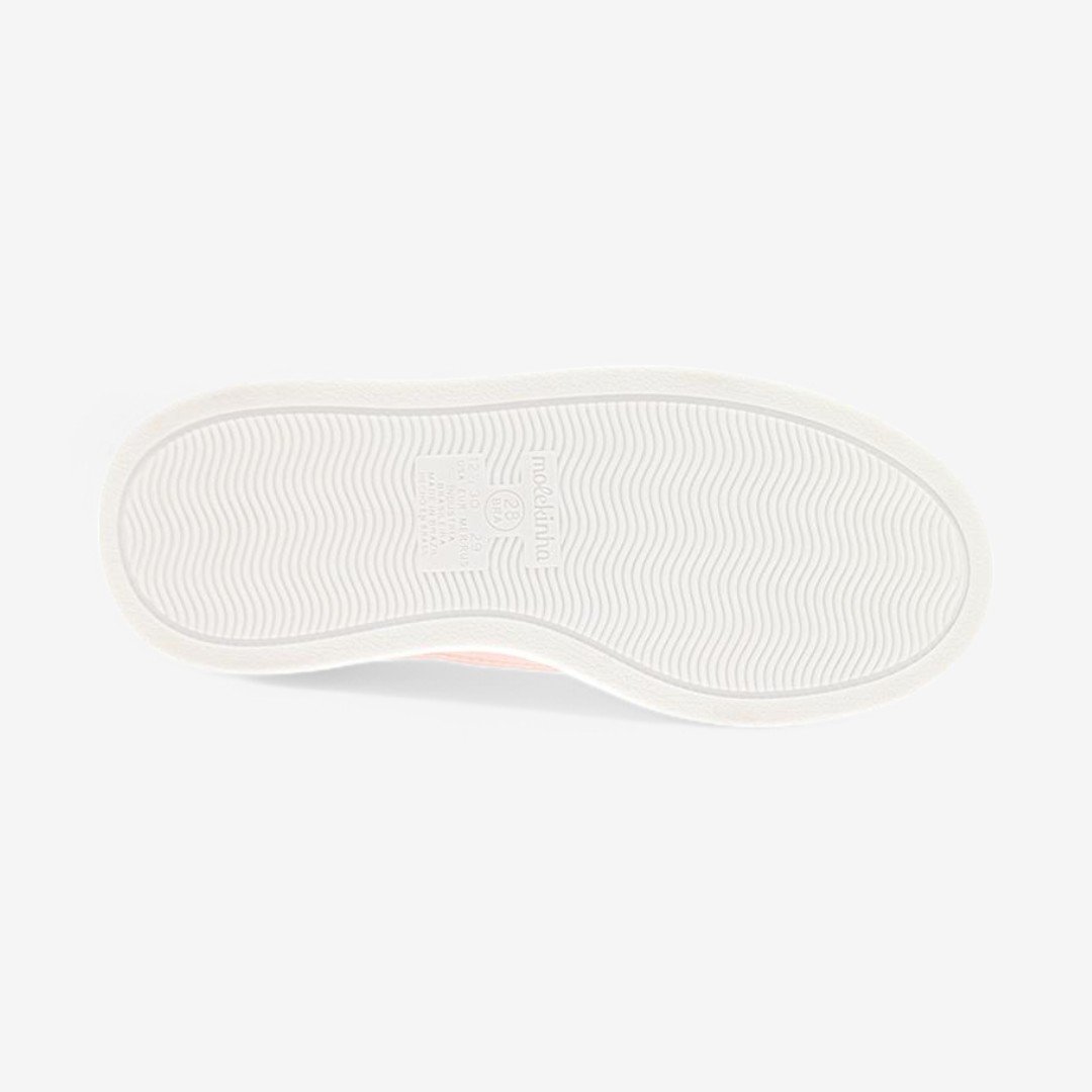 Tênis Molekinha Feminino Infantil Branco/Rosa Velho 7