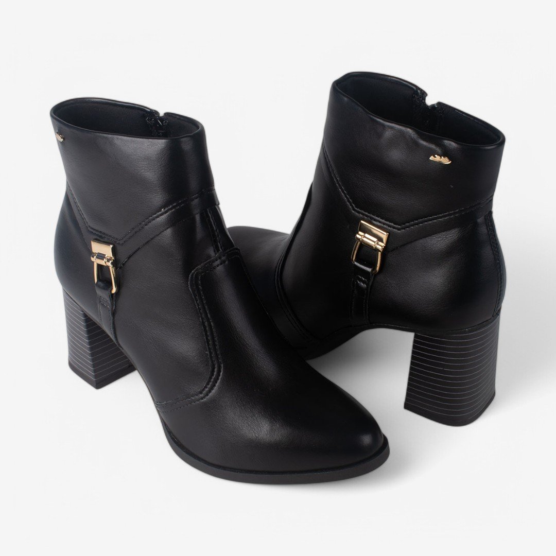 Bota Dakota Cano Curto Feminina Preto 7
