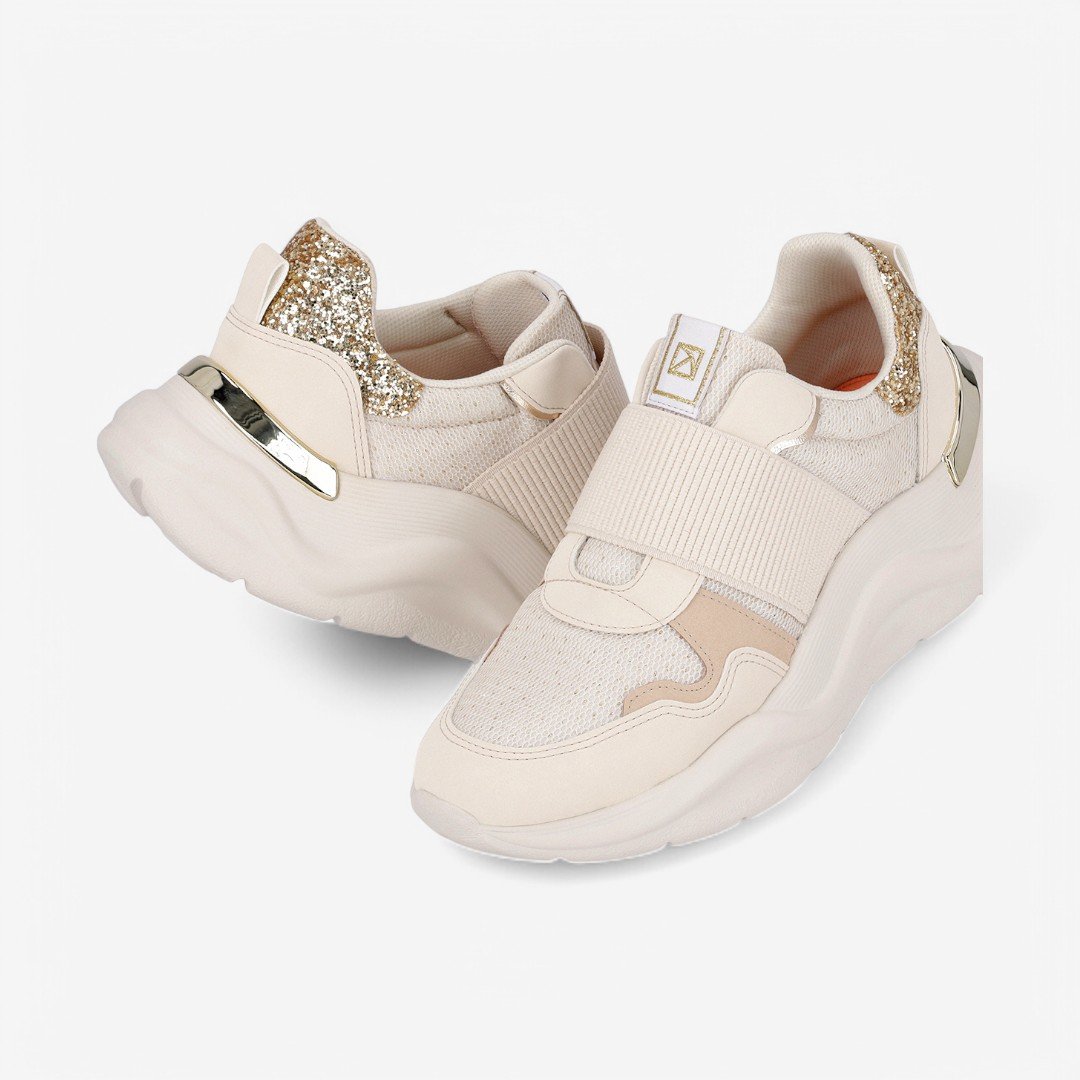 Tênis Piccadilly Slip On Casual Feminino 939017 Off White 3