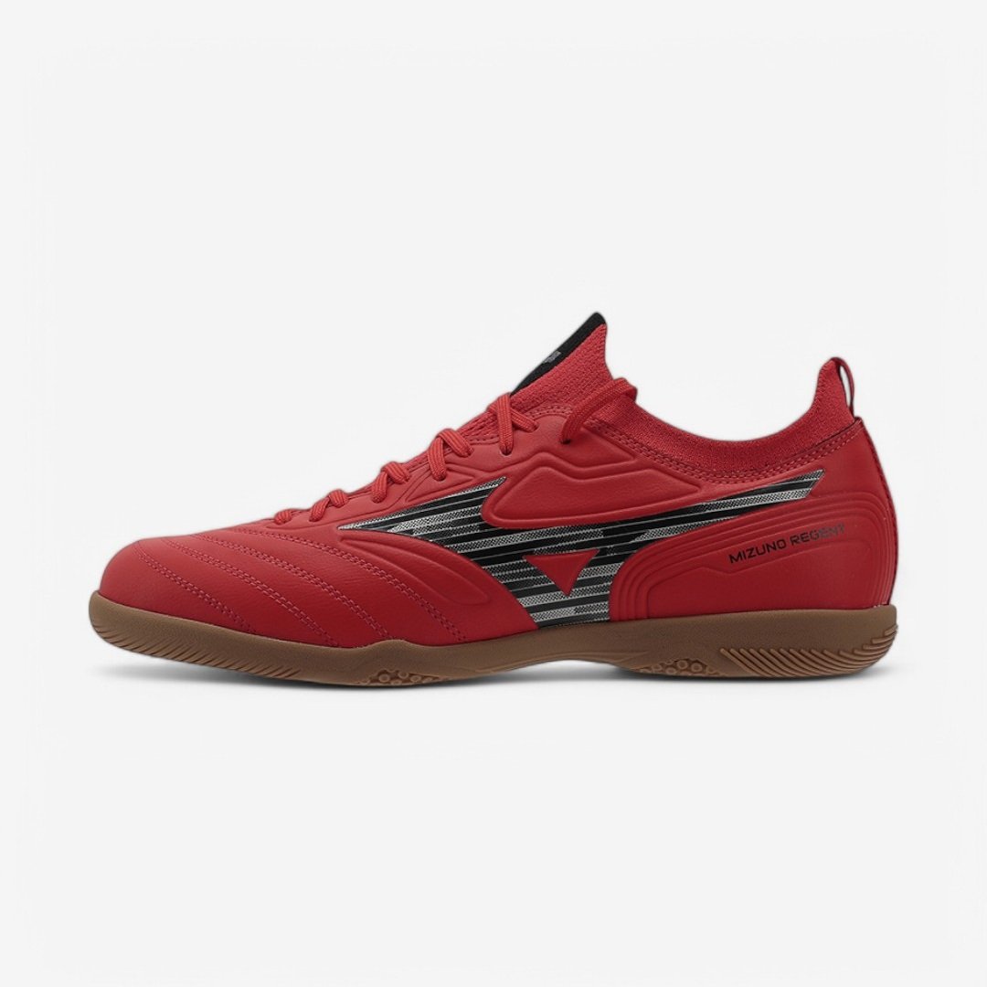 Chuteira Futsal Mizuno Regent IN Junior Vermelho 2